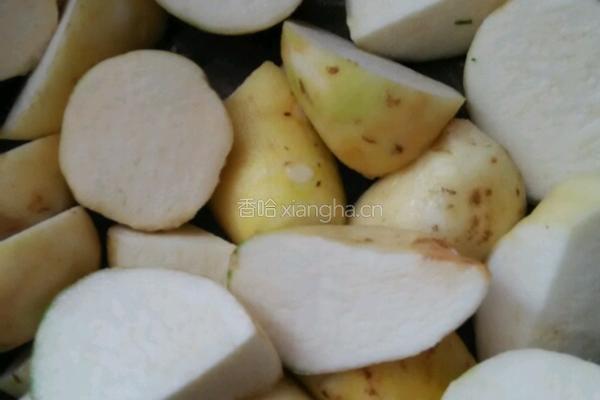 简易版粉蒸芋艿排骨的做法图解1