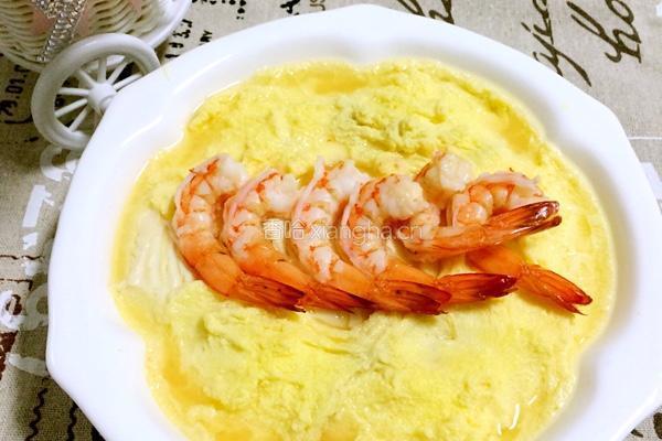 虾仁豆腐鸡蛋羹的做法图解8