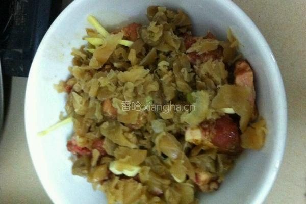 冬菜炖排骨的做法图解4
