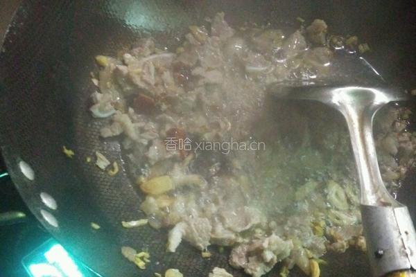 瘦肉混炒的做法图解2