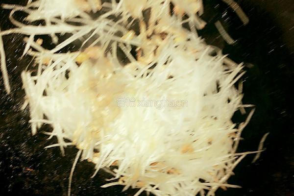 肉丝萝卜虾的做法图解5