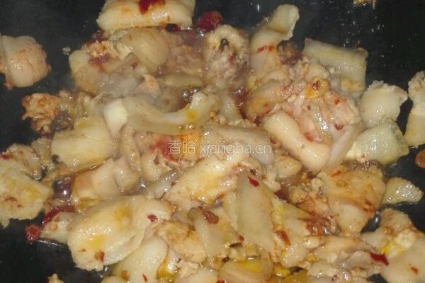 蒜苗炒肉的做法图解5