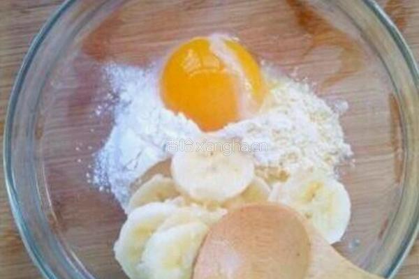 香蕉小饼的做法图解3