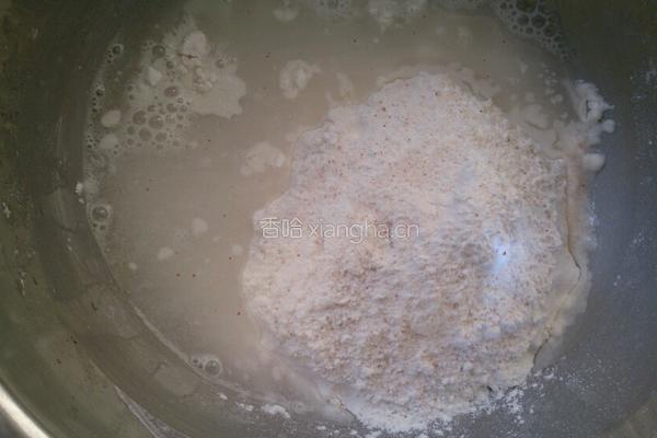 紫薯酥皮土司的做法图解1