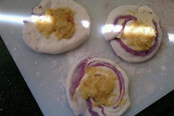 紫薯酥皮土司的做法图解4
