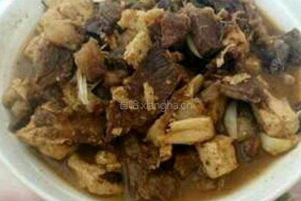 牛肉炖豆腐