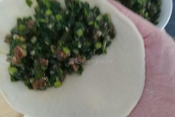 发面韭菜盒子的做法图解8