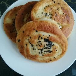 发面黑芝麻咸饼的做法[图]