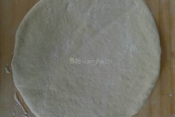 发面黑芝麻咸饼的做法图解2