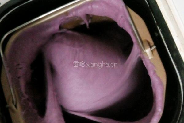 紫薯玫瑰花馒头蒸的好吃！的做法图解2