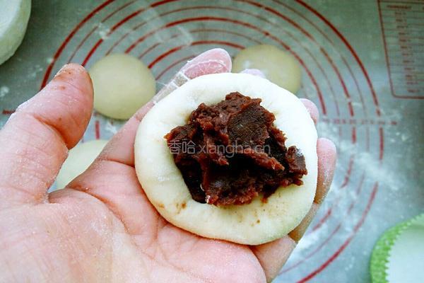 奶香红豆小餐包的做法图解6
