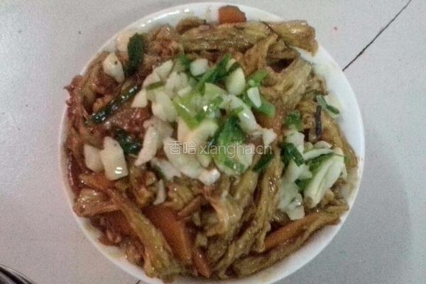 农家炒腐竹