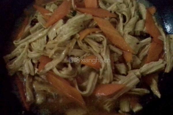 农家炒腐竹的做法图解6
