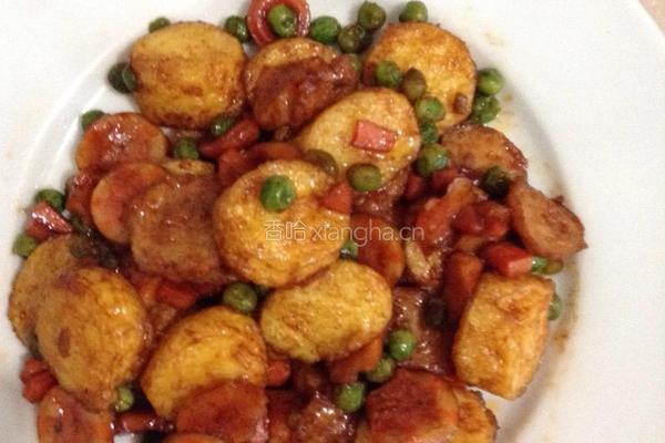 三鲜玉子豆腐的做法图解9