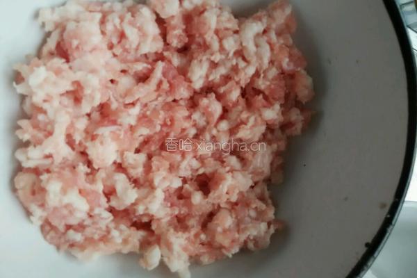 鸡肝散炖腿肉末的做法图解3