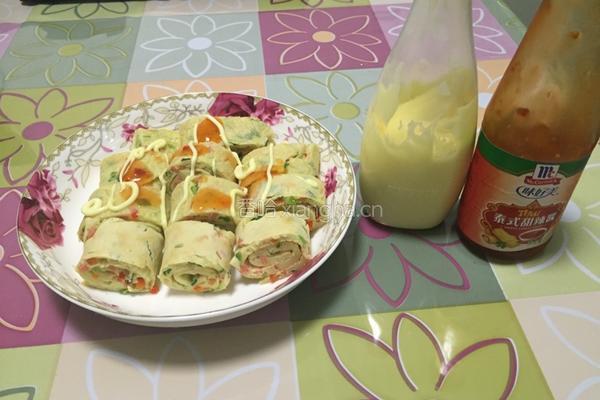 蔬菜鸡蛋饼的做法图解5