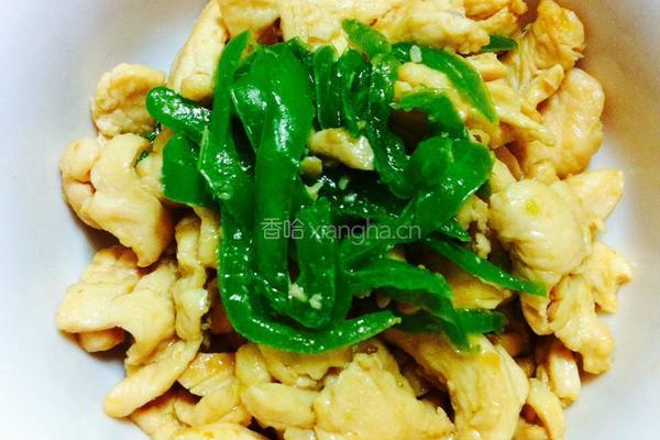青椒炒肉的做法图解5