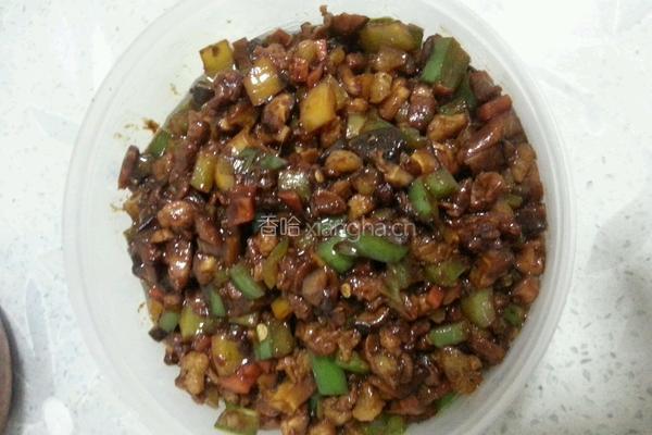 香菇猪肉卤酱面的做法图解6