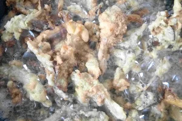油炸蘑菇的做法图解5