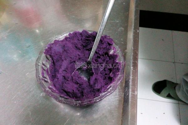 紫薯面包的做法图解1