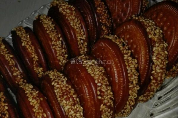 饼干夹心南瓜饼的做法图解5