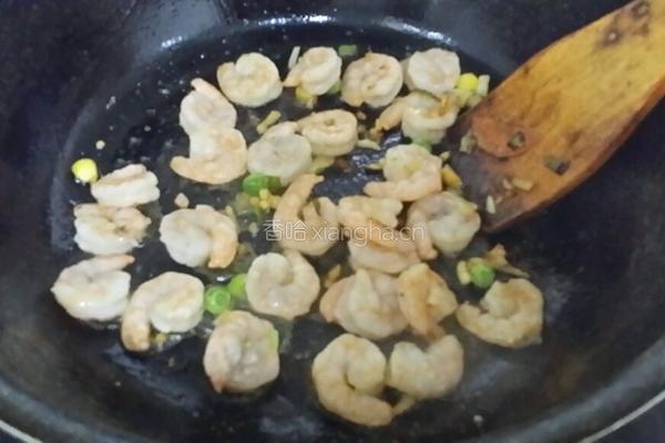 彩豆虾仁的做法图解3