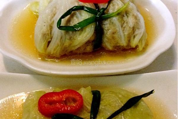 白菜肉卷的做法图解9