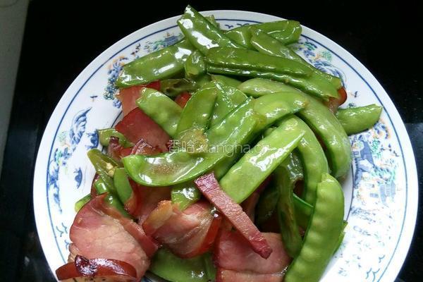 腊肉炒荷兰豆的做法图解7