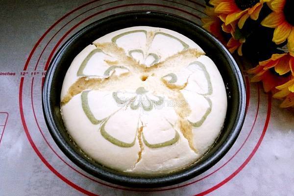 抹茶拉花蛋糕的做法图解17