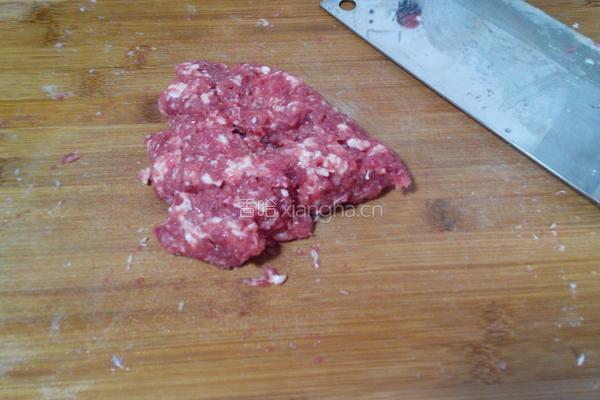 肉末豌豆的做法图解3