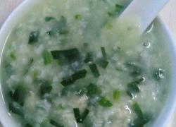 菠菜鸡蓉粥