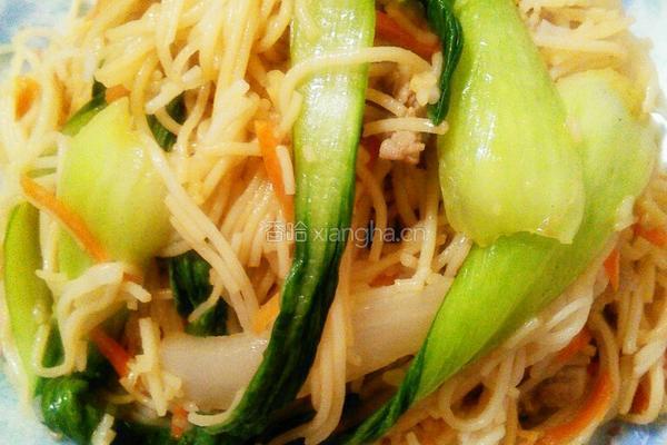 肉丝炒粉的做法图解10
