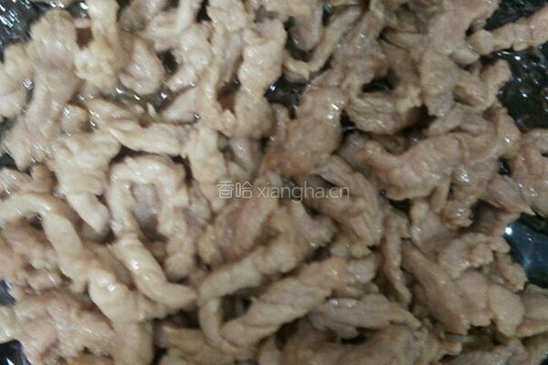 肉丝炒粉的做法图解5