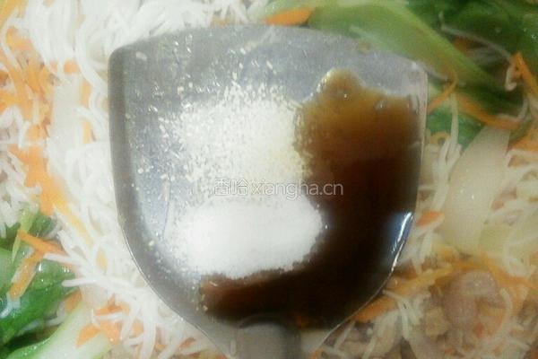 肉丝炒粉的做法图解9