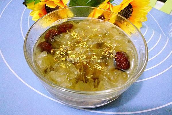 桂花银耳羹的做法图解4