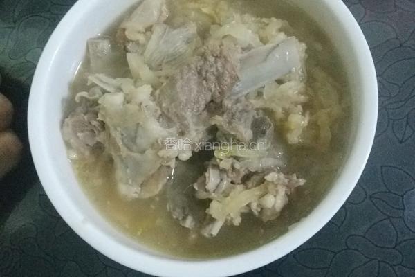 羊排炖酸菜的做法图解7
