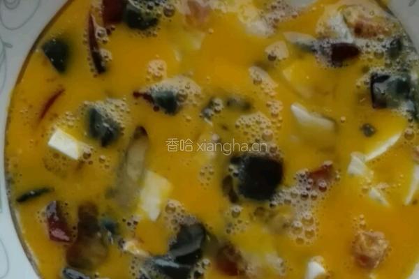 多彩蒸蛋的做法图解3