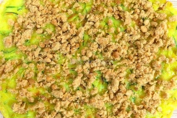 黄瓜肉松番茄酱鸡蛋饼的做法图解13