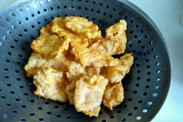 锅包肉的做法图解4