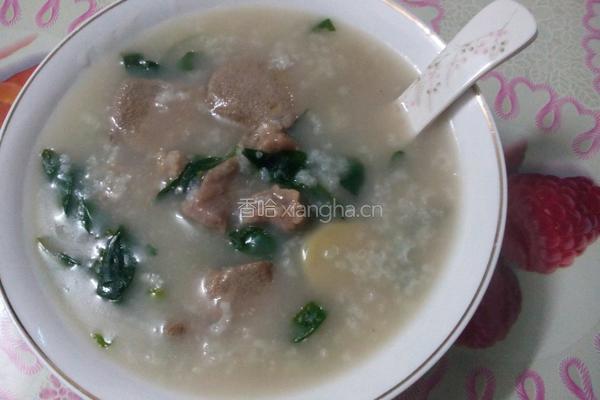 枸杞猪肝瘦肉粥的做法图解10