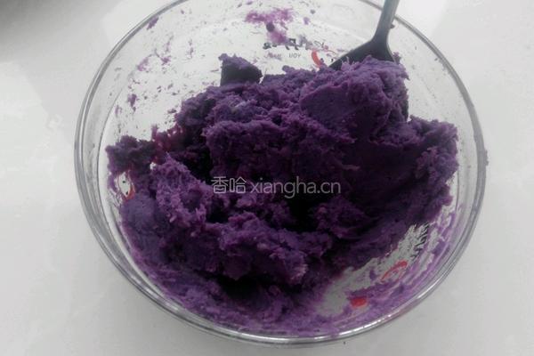 花式紫薯面包的做法图解6