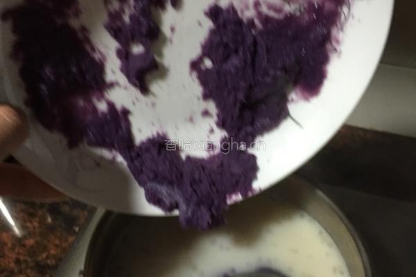 紫薯椰汁西米露的做法图解7