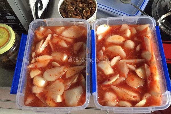 鸡酱萝卜的做法图解3
