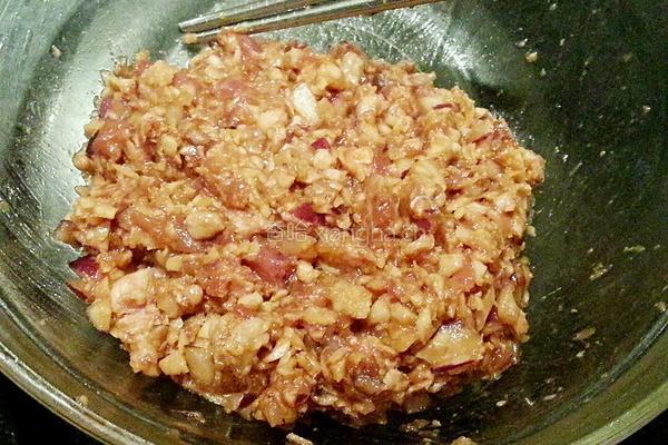 莲藕猪肉饼的做法图解6