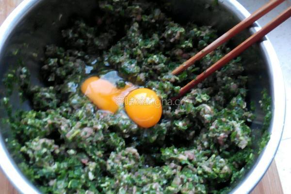 荠菜珍珠丸子。的做法图解5