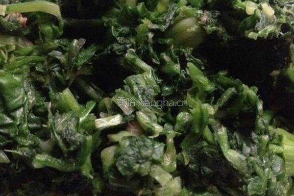 荠菜炒肉丝的做法图解1