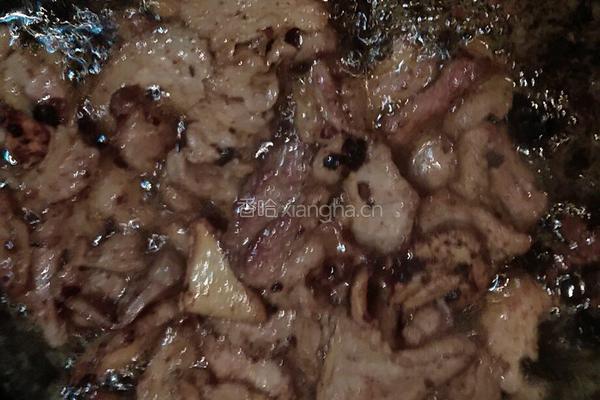 腐竹小炒肉的做法图解3