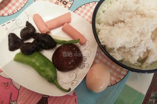 炒米饭的做法图解1