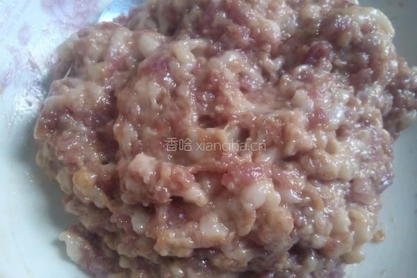 大头菜叶蒸肉饼的做法图解5