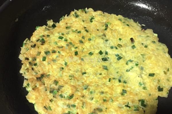 鸡蛋煎饭的做法图解6
